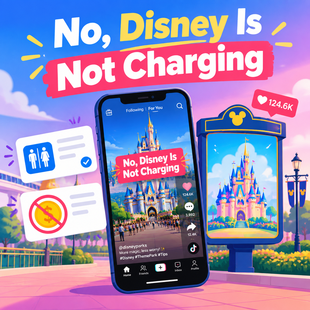 Disney World Is Now Charging Guests To Use Bathrooms?