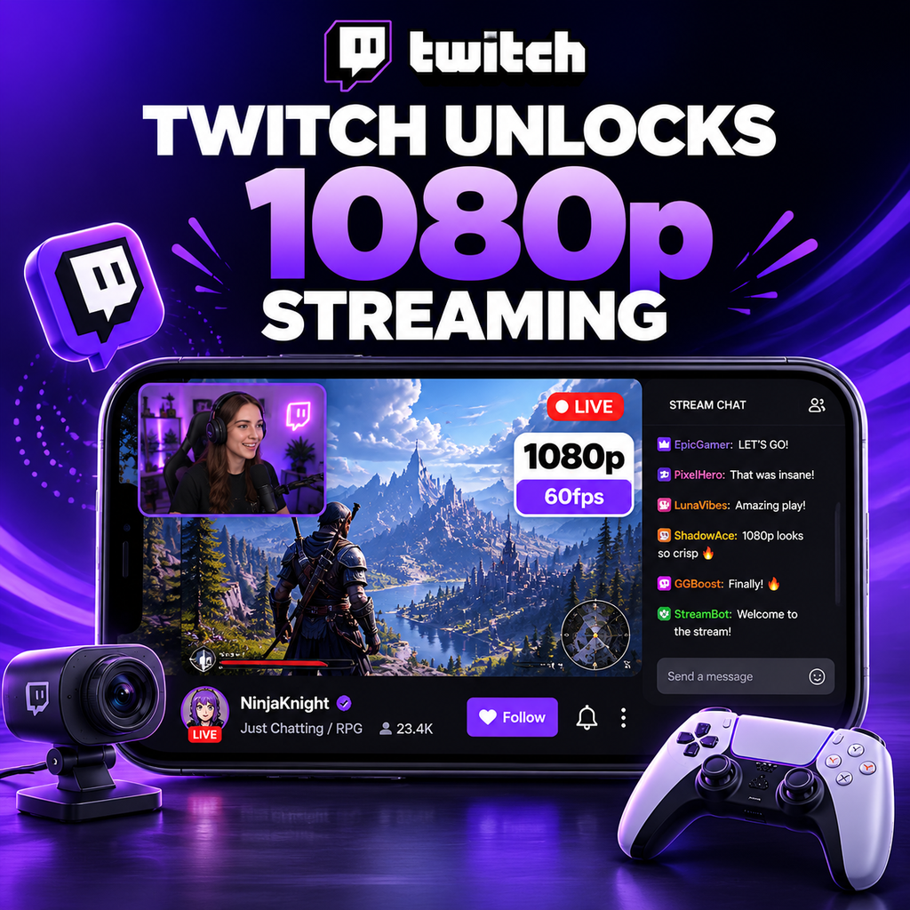 Наша команда (и эта собака) представляет вам: потоковая передача 1080p на Twitch