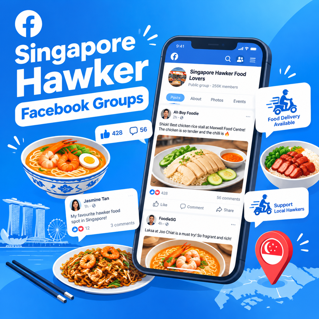 List Of Hawker Centres In Singapore: Singapore Hawker Facebook Groups