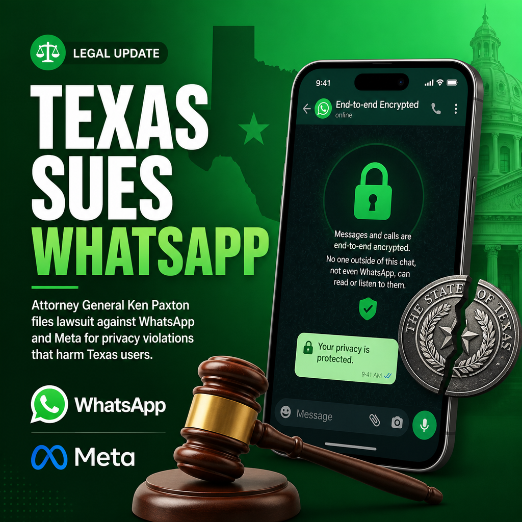 Техас подает иск против Meta и WhatsApp из-за претензий к конфиденциальности
