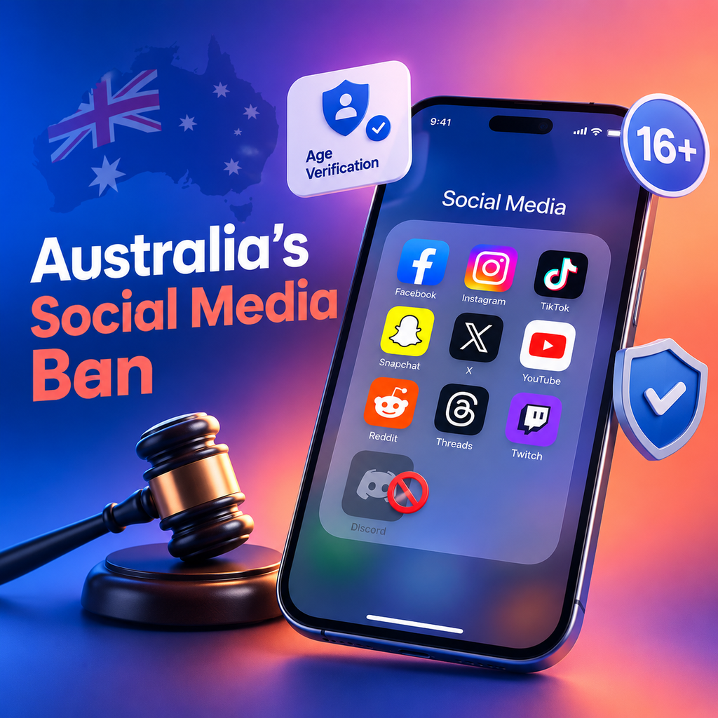Which apps are included in Australia's social media ban?
