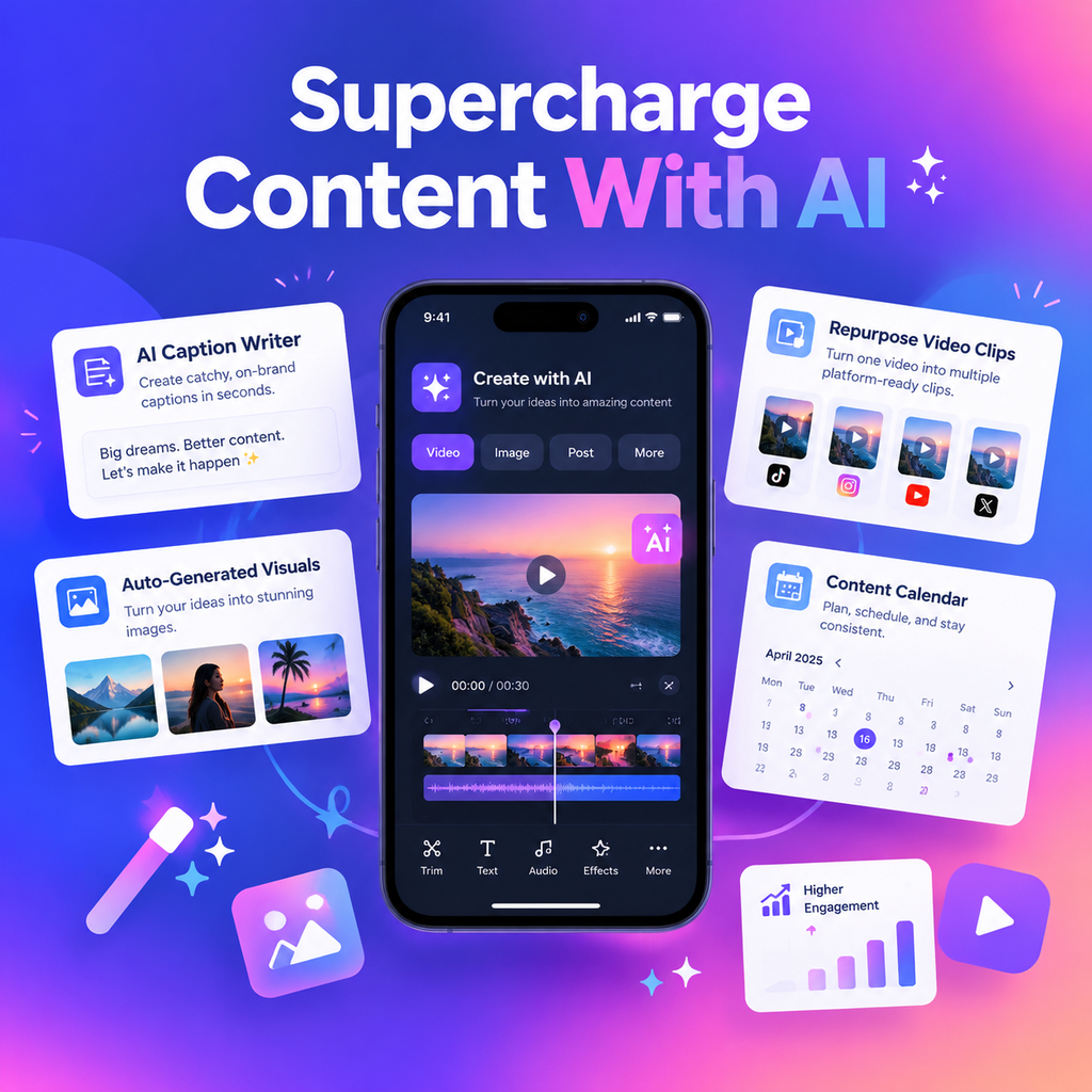 How to use social media AI tools to supercharge your content
