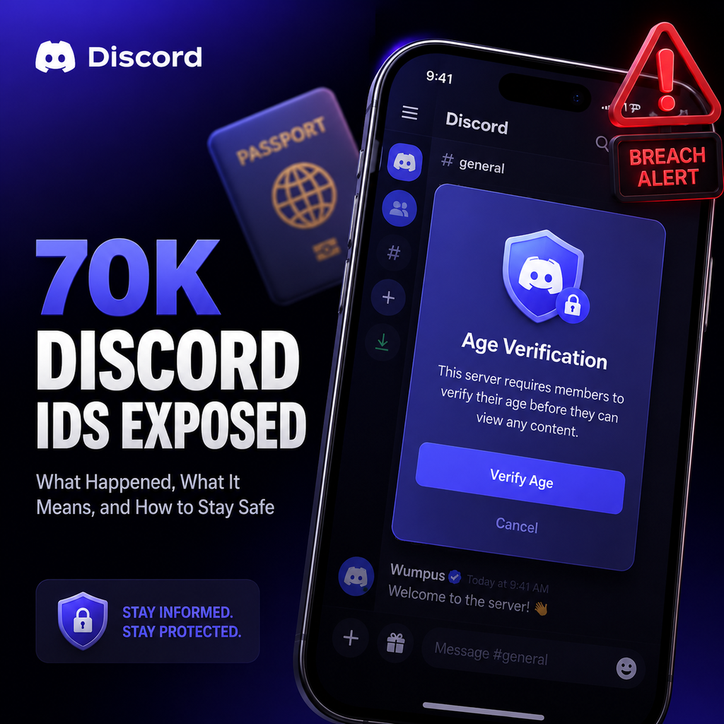 Falha em empresa de verificação de idade pode ter exposto fotos de identidade de 70.000 usuários do Discord