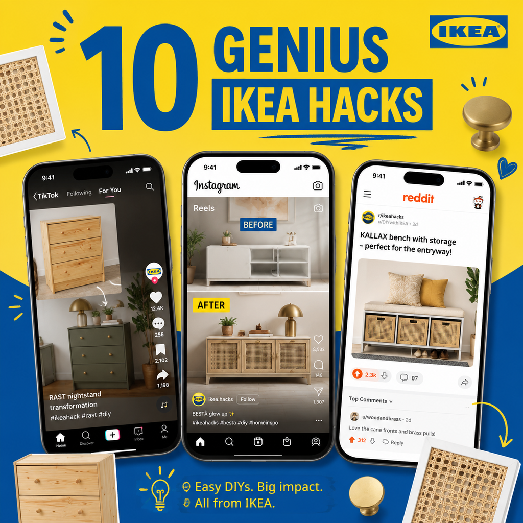 10 Genius IKEA Hacks We Found On TikTok, Instagram, And Reddit
