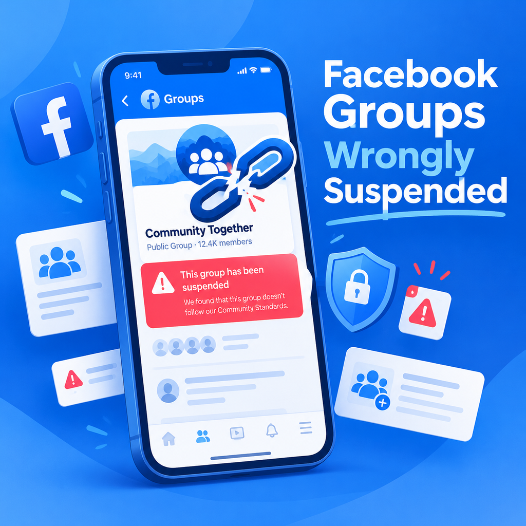 Meta admits wrongly suspending Facebook Groups but denies wider problem