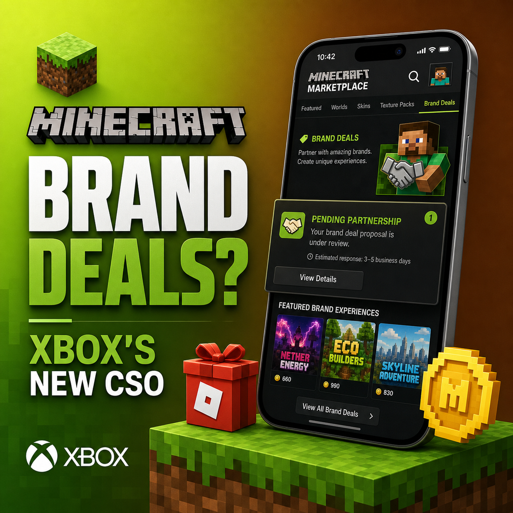 Minecraft creators want Roblox-style brand deals — and see Xbox's new chief strategy officer as an opening