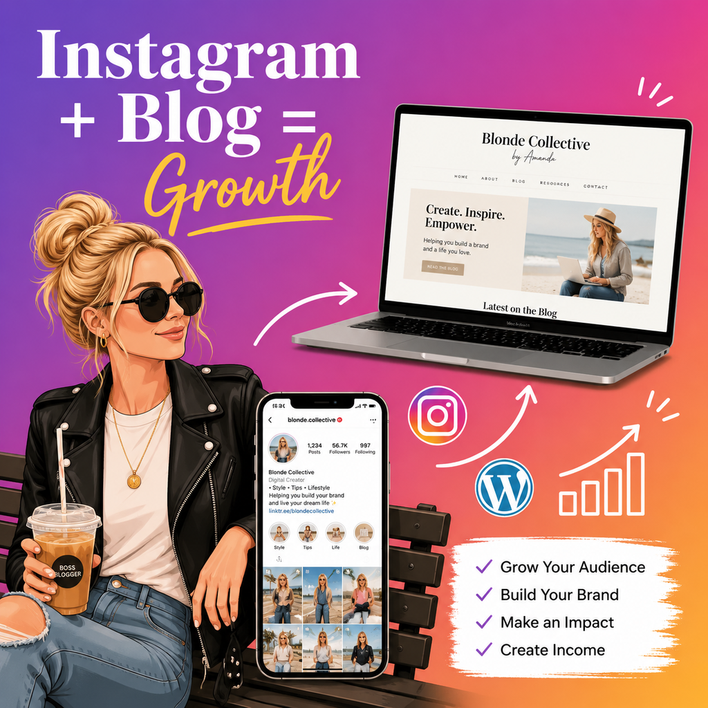 Instagrammer Ashley Cassidy Builds Social Presence But Keeps Growing Her Blog, Too