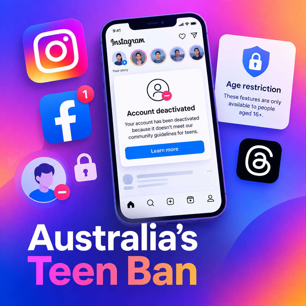 Instagram and Facebook-owner Meta notifies Australian teens of accounts shutdown