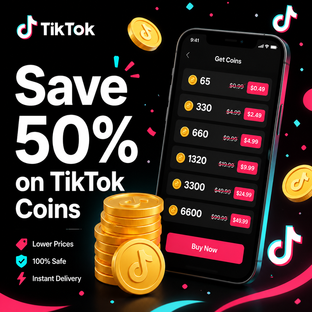 Get TikTok Recharge Coins Cheap – Save Up to 50% Today