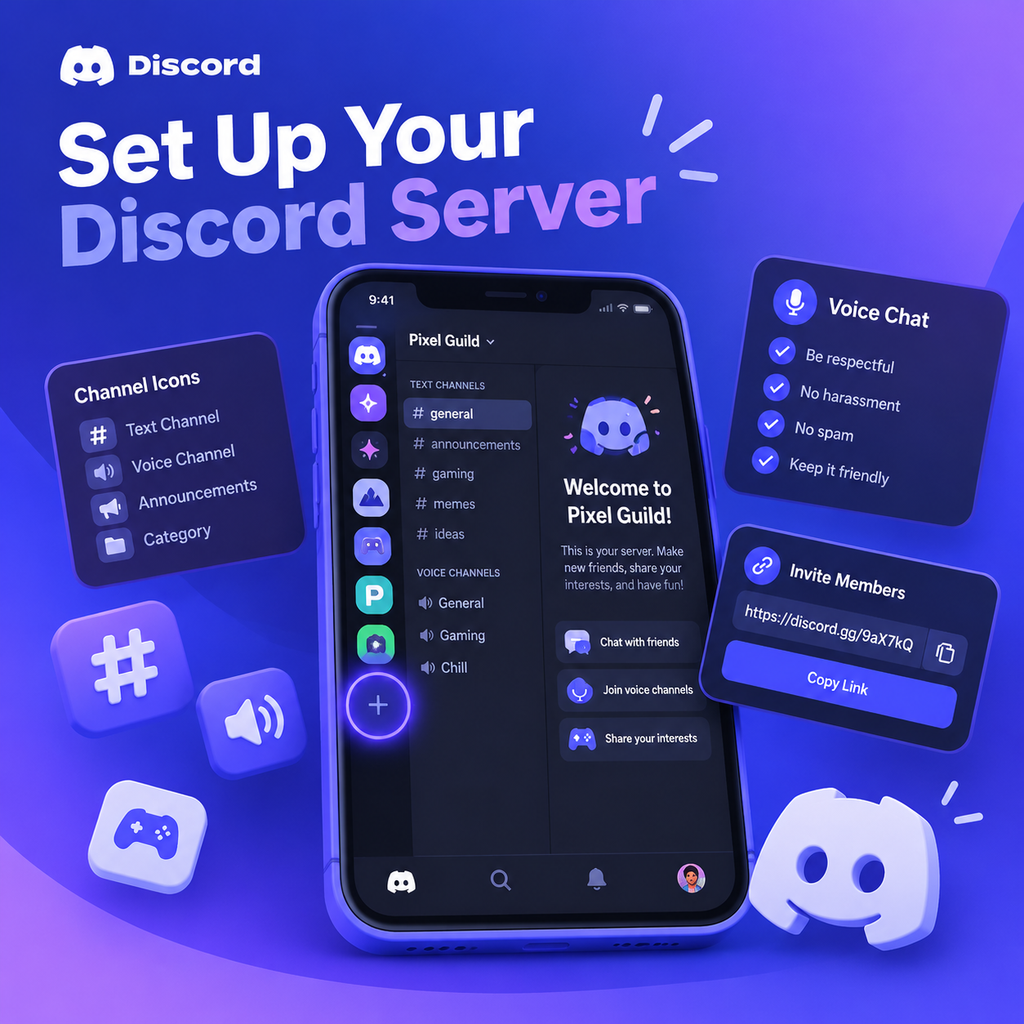 How to Create and Setup Your Own Discord Server?