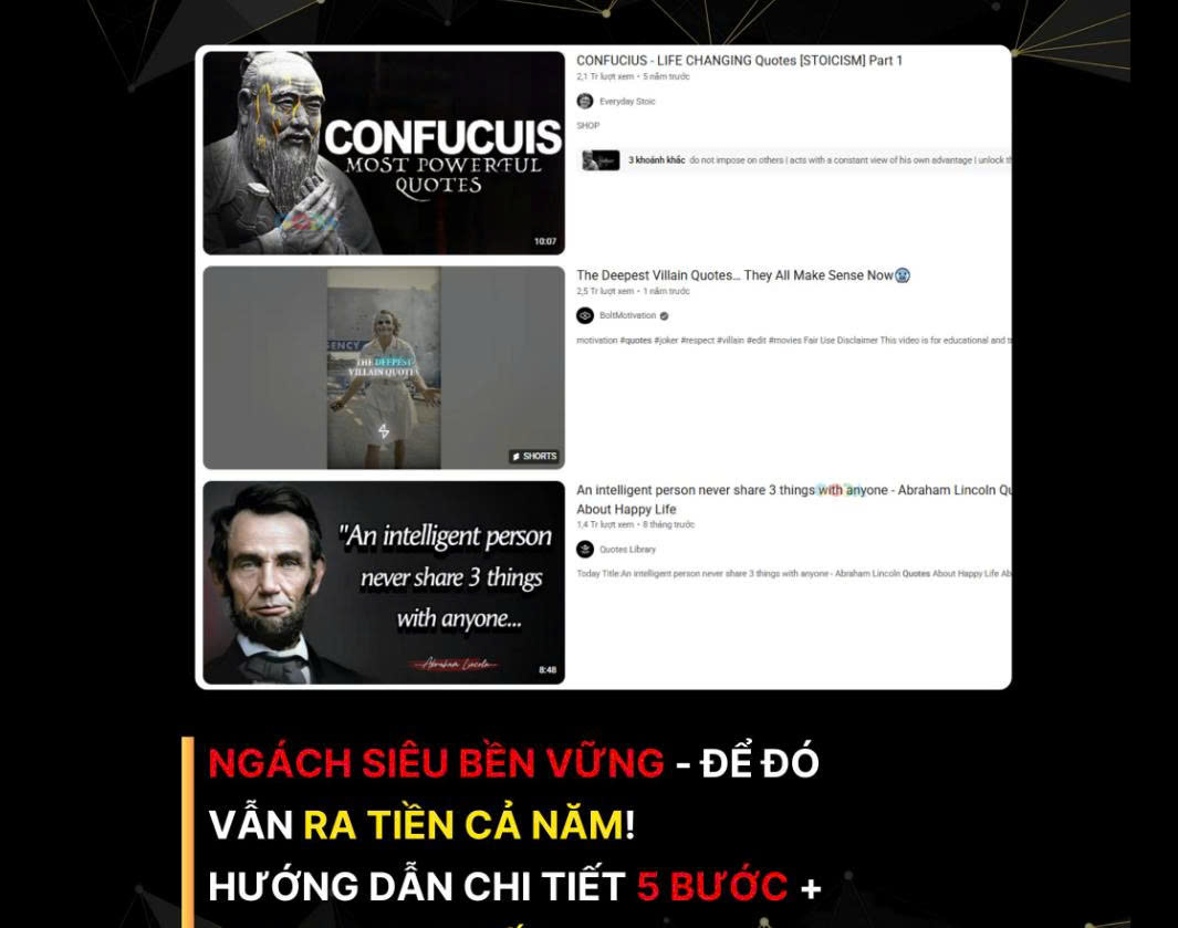 Ngách Siêu Bền Vững – Không Cần Làm Nhiều, Vẫn Ra Tiền Cả Năm!
