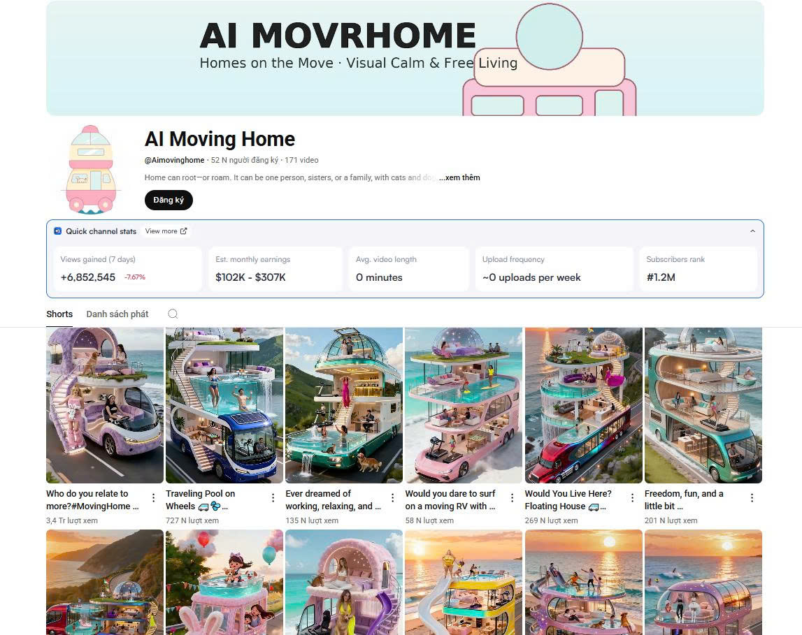 Case Study: Kênh mới 3 tháng đạt 200 triệu view nhờ concept “xe hóa công viên nước” độc nhất vô nhị