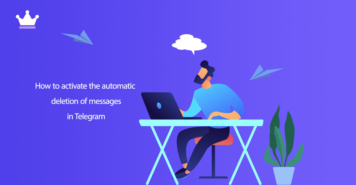 How to activate the automatic deletion of messages in Telegram