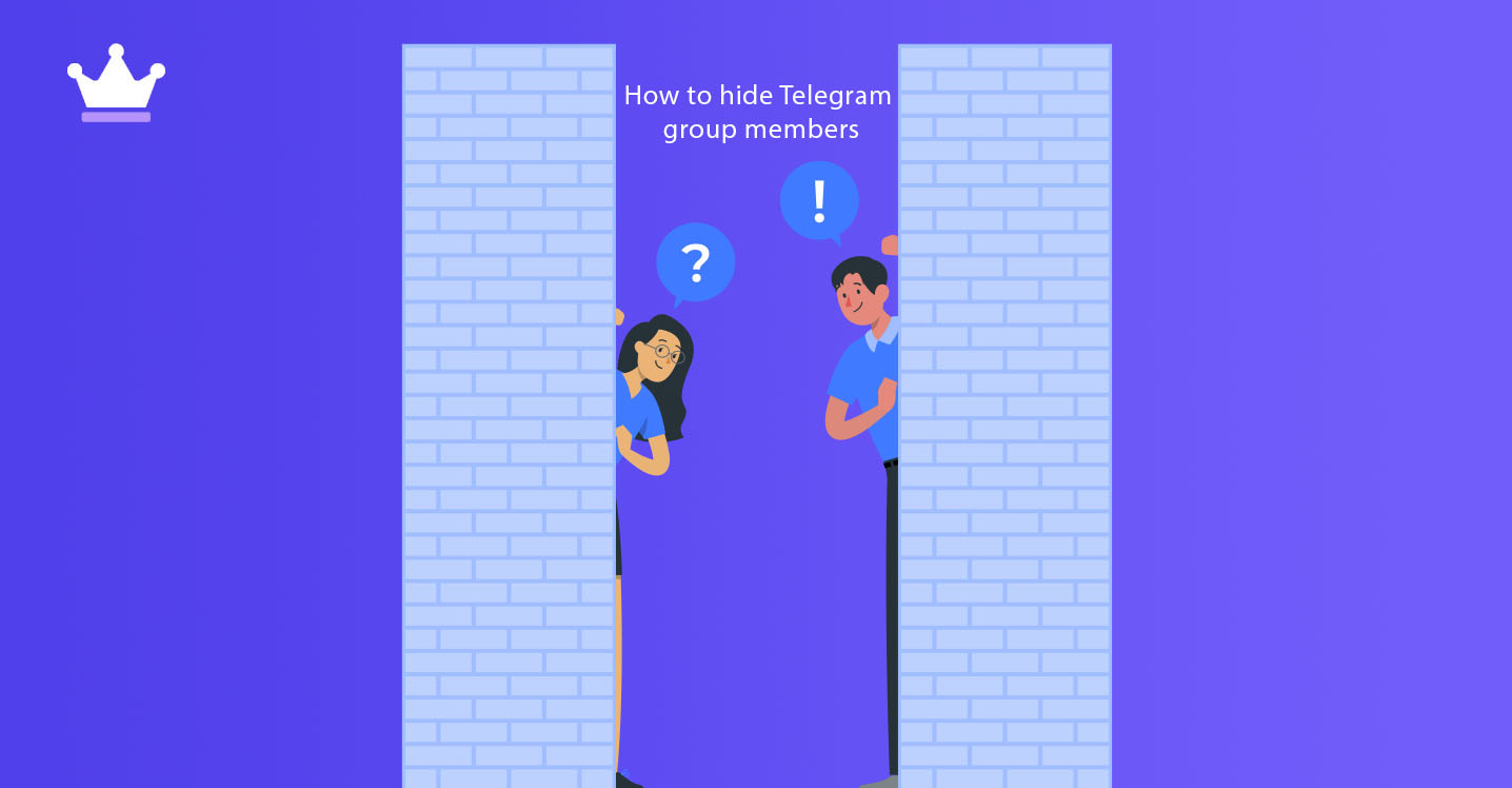 How to hide Telegram group members