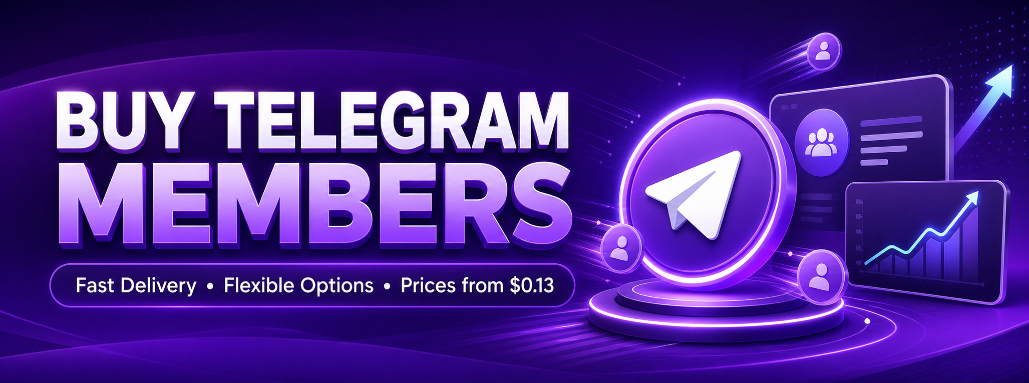 Buy Telegram Members on SMMStone