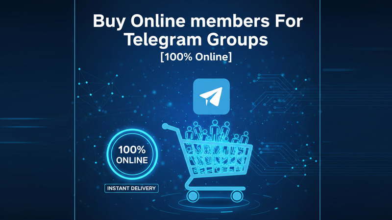 Buy Online members For Telegram Groups [100% Online]