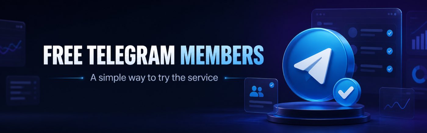 Free Telegram Members service banner