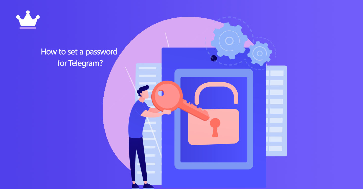 How to set a password for Telegram?