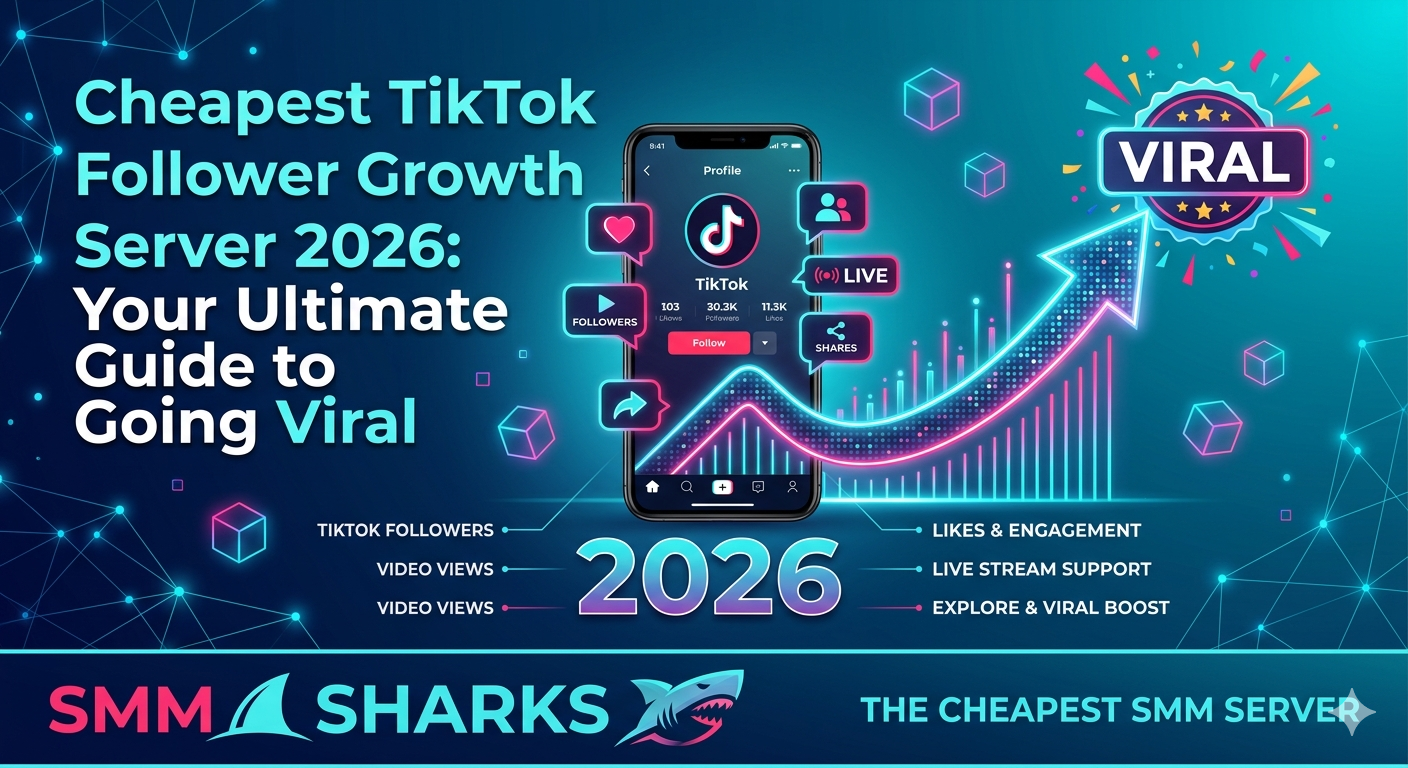 أرخص سيرفر تزويد متابعين تيك توك 2026: دليلك الشامل لتصدر التريند