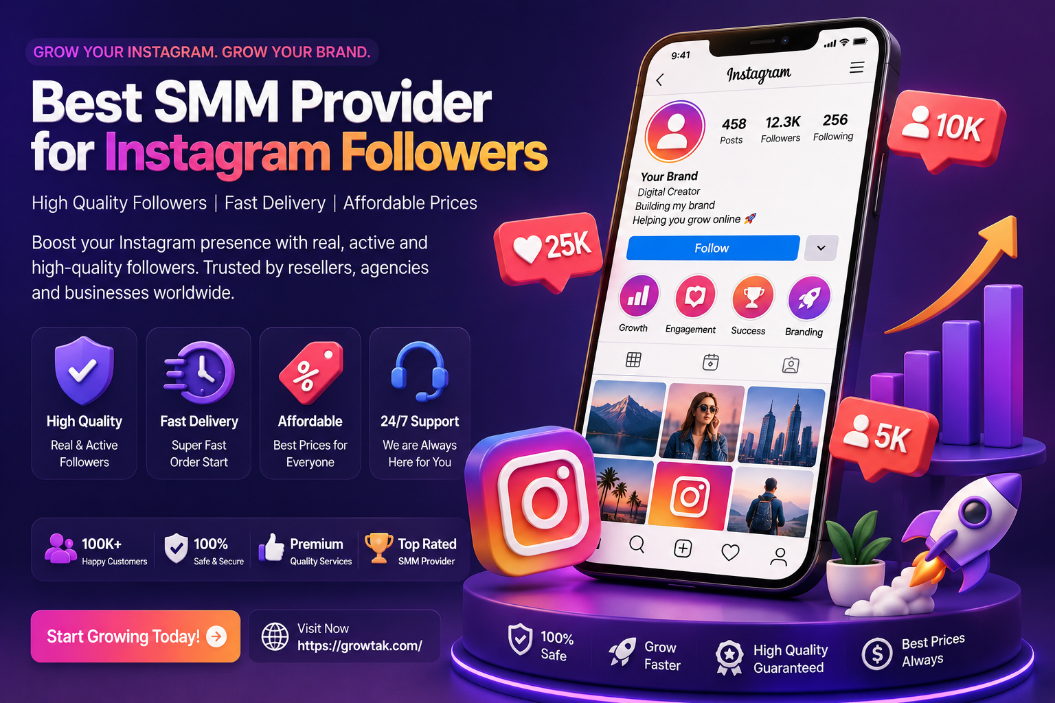 Best SMM Provider for Instagram Followers