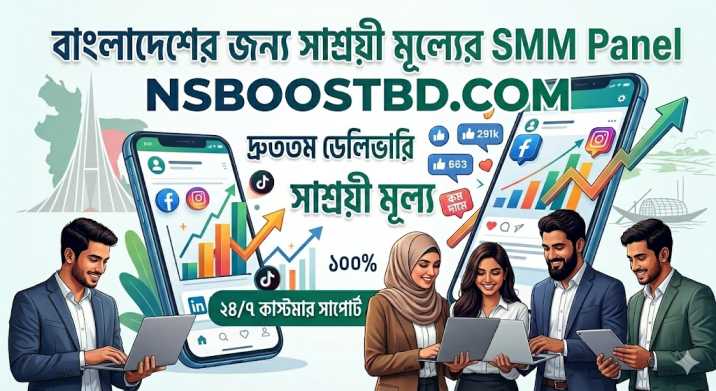 কম দামে SMM Panel বাংলাদেশ – NSBOOSTBD.COM