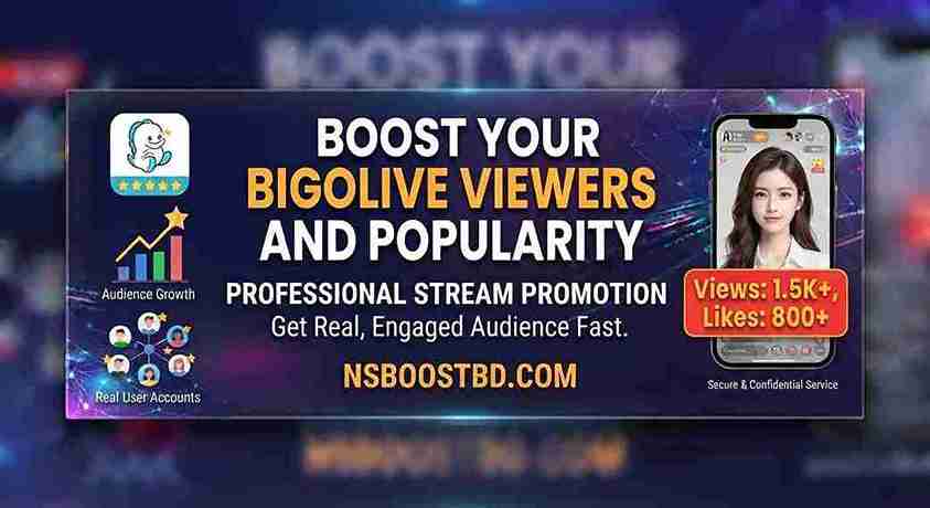 Bigo Live Stream Viewers SMM Panel | NSBOOSTBD