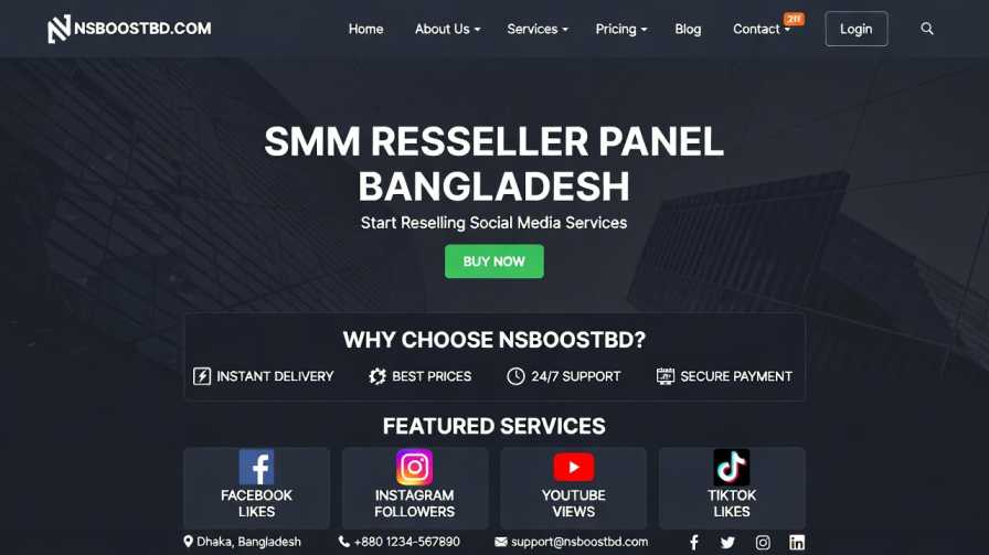 SMM Reseller Panel Bangladesh | Start Reselling Social Media Services – NSBOOSTBD.COM