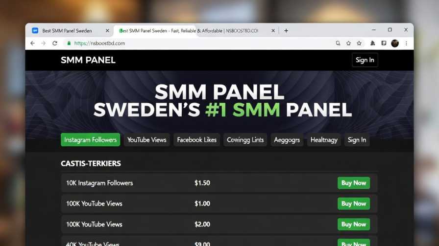 Best SMM Panel Sweden – Fast, Reliable & Affordable | NSBOOSTBD.COM