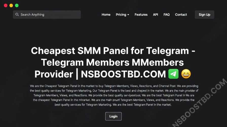 Cheapest SMM Panel for Telegram – Telegram Members Main Provider
