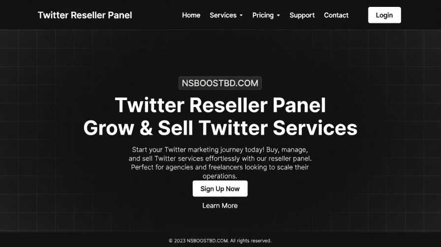 Twitter Reseller Panel – Grow & Sell Twitter Services | NSBOOSTBD.COM