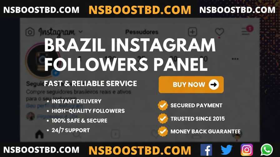 Brazil Instagram Followers Panel – Fast & Reliable | NSBOOSTBD.COM