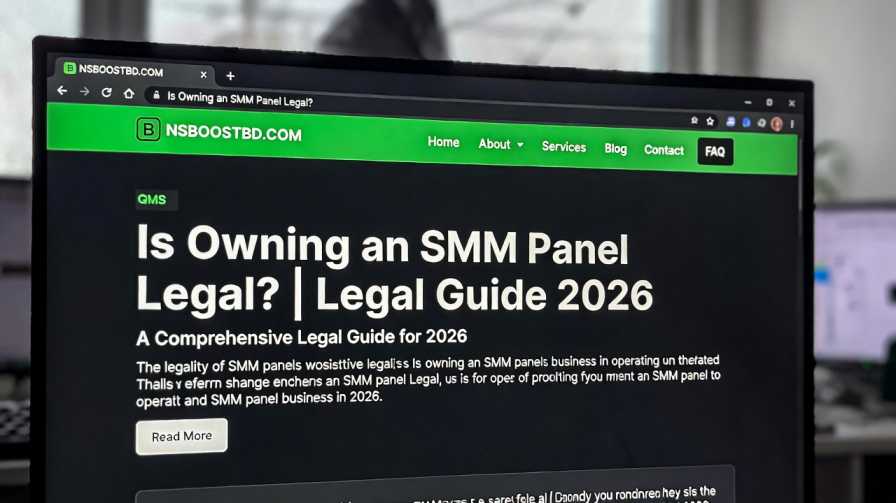Is Owning an SMM Panel Legal? | Legal Guide 2026 – NSBOOSTBD.COM