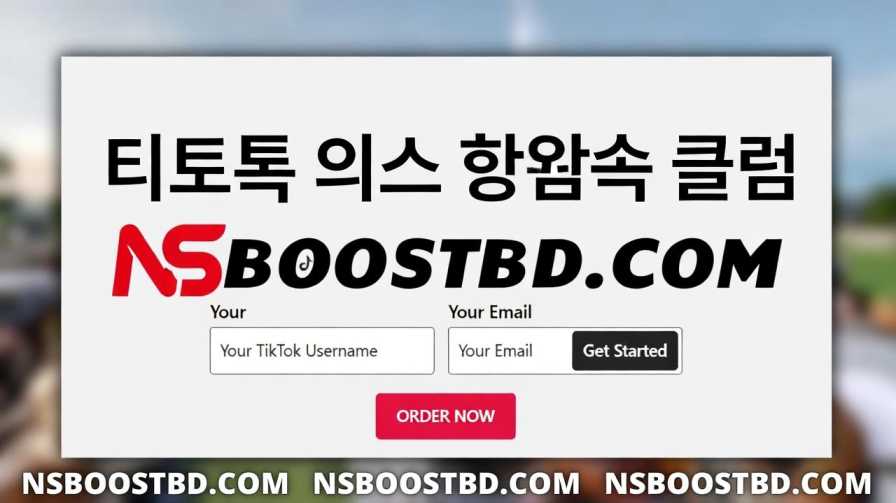 틱톡 좋아요 늘리기 한국 (Increase TikTok Likes Korea) – NSBOOSTBD.COM