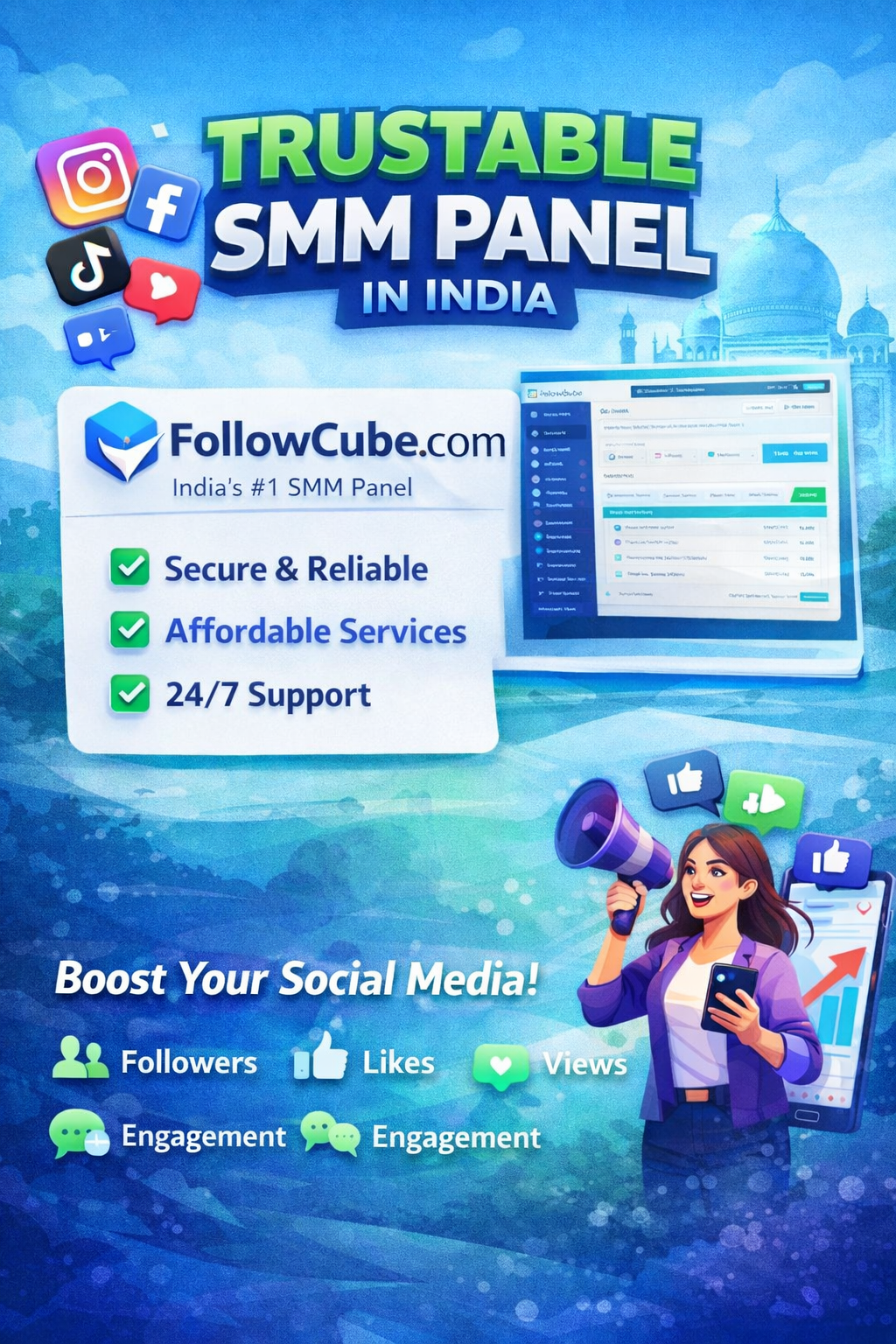 Which is the best and most trustable SMM panel?