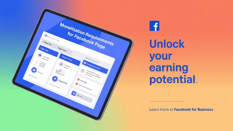 Monetization Requirements for Facebook Page in 2025