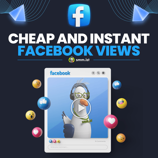 Cheap and Instant Facebook Views