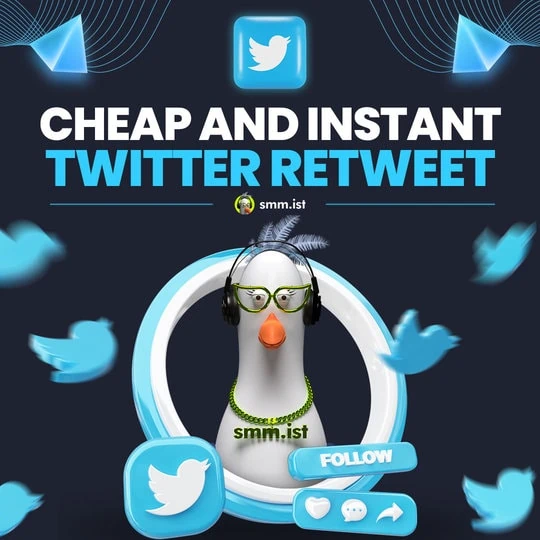 Cheap and Instant Twitter Retweets