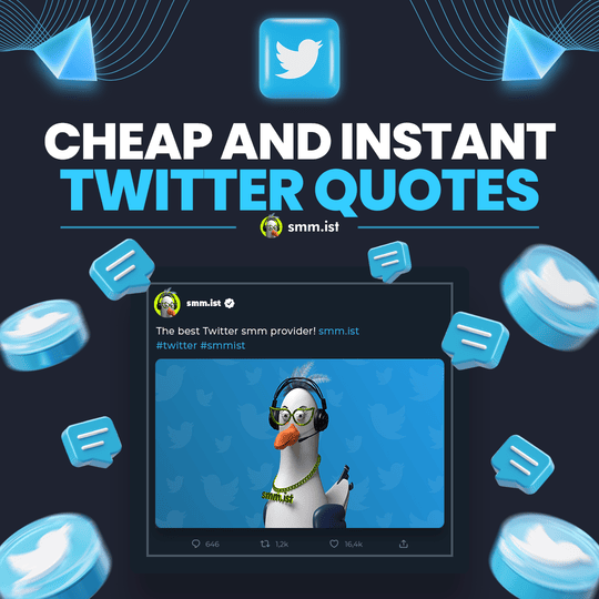 Cheap and Instant Twitter Quotes