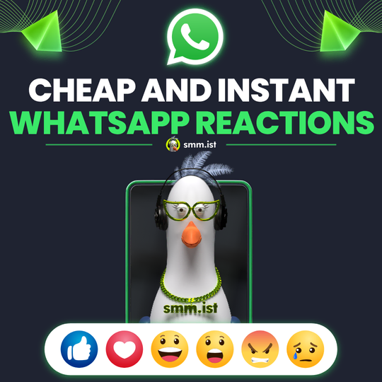 Cheap and Instant Whatsapp Reactions