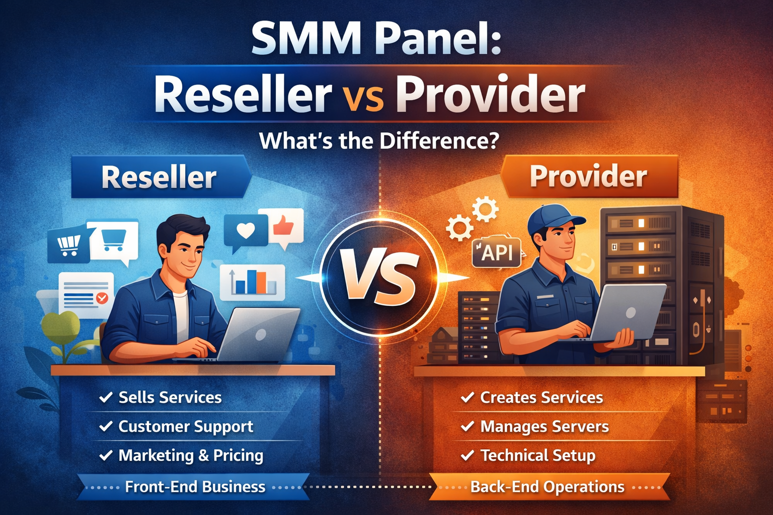 smm provider vs reseller