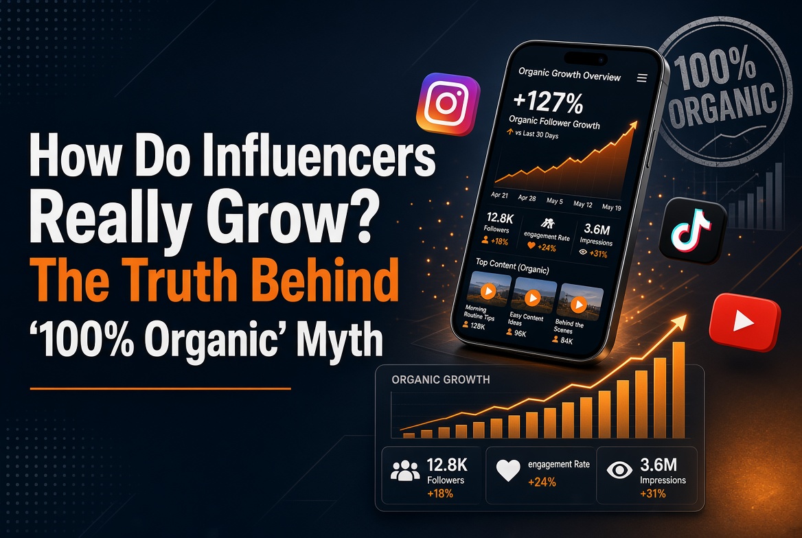 How Do Influencers Really Grow? The Truth Behind the 