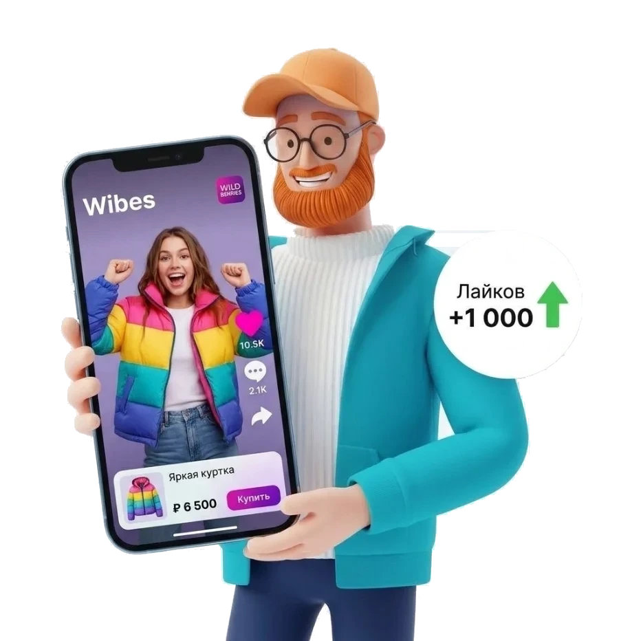 Накрутка лайков в Wibes — лайки на посты, статьи и клипы