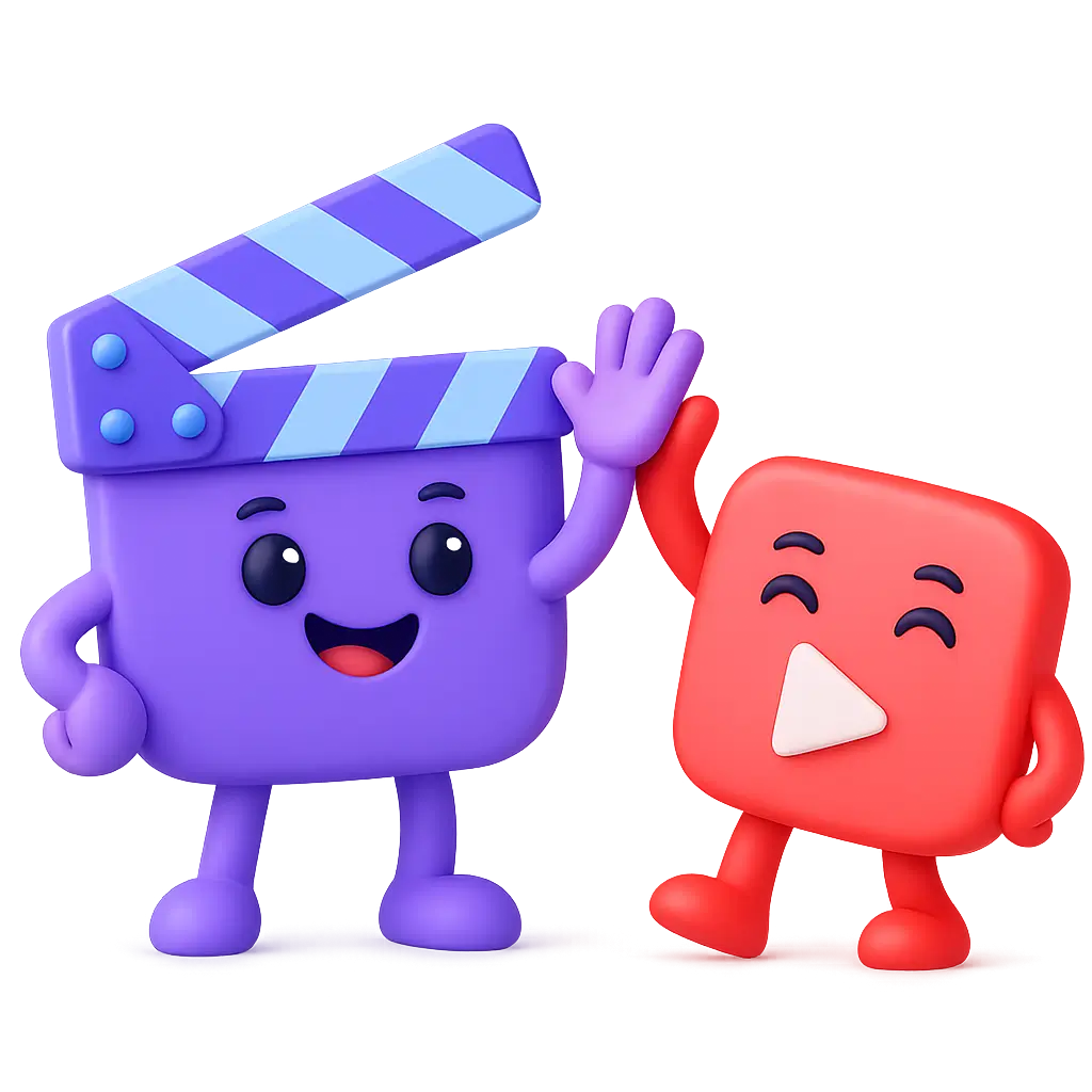 3D-анимация продвижения клипов на Twitch Фиолетовая 3D-иллюстрация с элементами Twitch, символизирующая накрутку просмотров клипов