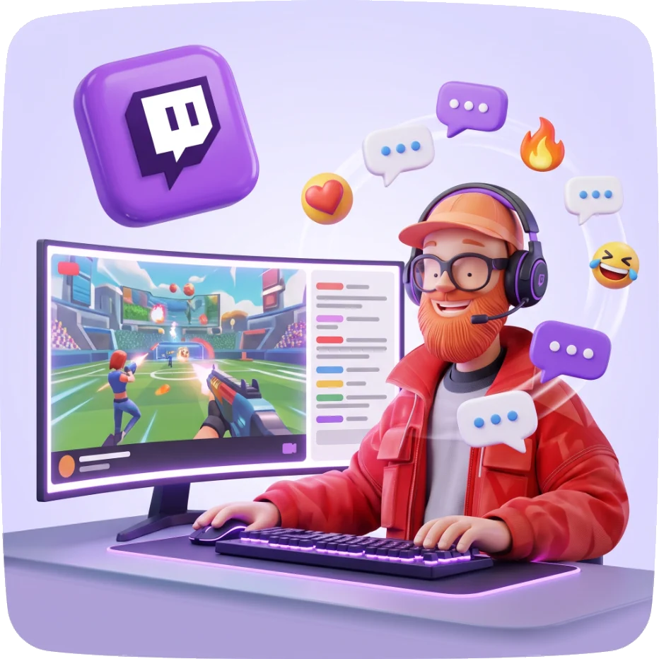 Накрутка чата Twitch — сообщения в чат трансляции