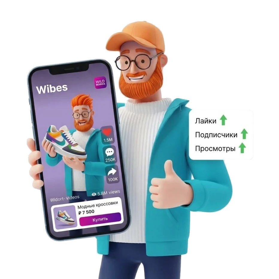 Накрутка в Wibes — лайки, подписчики и просмотры