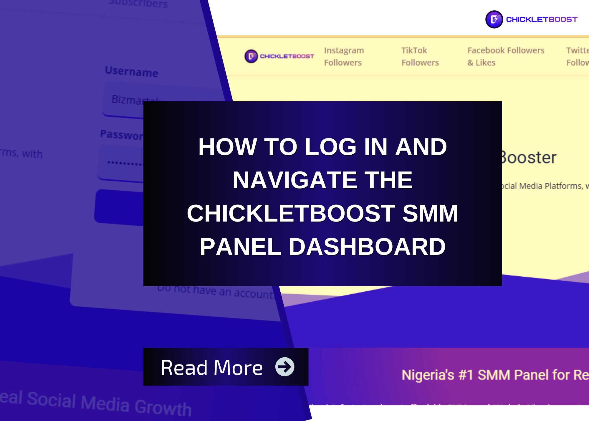 How to Log In and Navigate the Chickletboost SMM Panel Dashboard