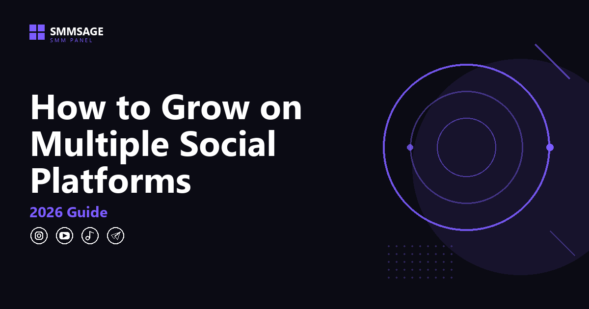 how to grow on multiple social platforms 2026 guide