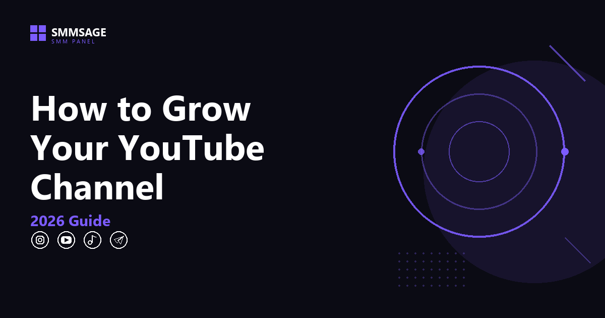 How to grow your YouTube channel - 2026 guide featured graphic