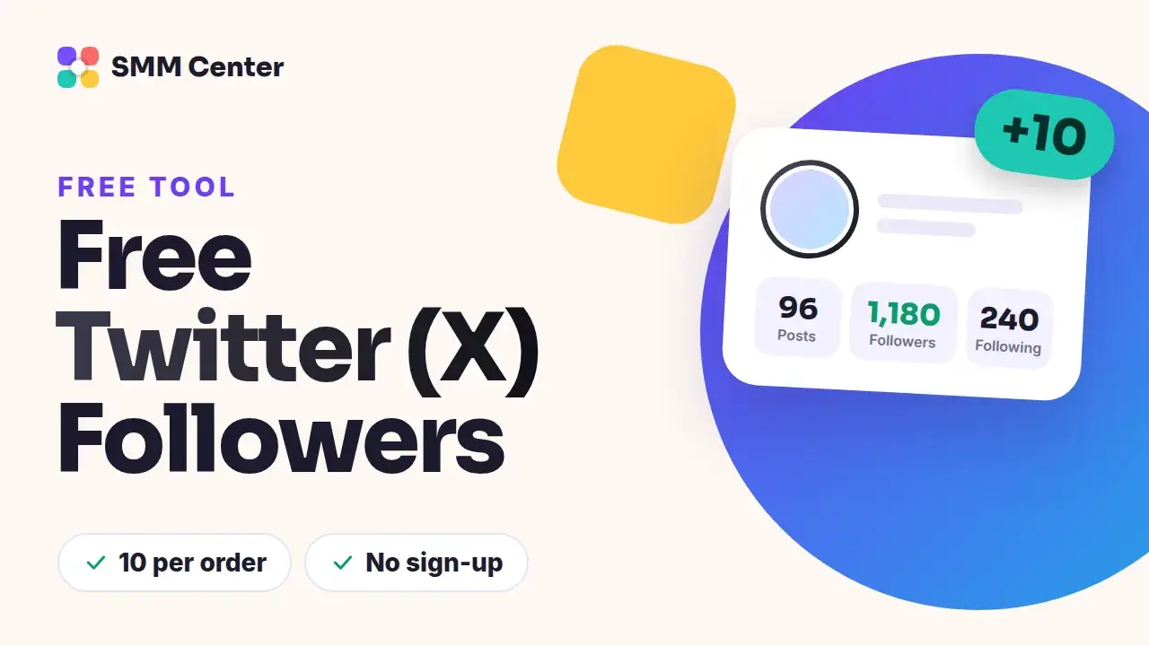 Free Twitter (X) Followers video
