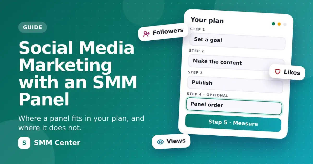 用 SMM 面板做社交媒体营销